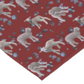 Lamb Frenzy Table Runner (Burgund) Kurzer Tischläufer (Ecke)