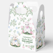 Lamb Gender Reveal Baby Shower Geschenkschachtel (Geöffnet)