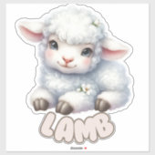 LAMB - KINDERZIMMER STICKER (Blatt)