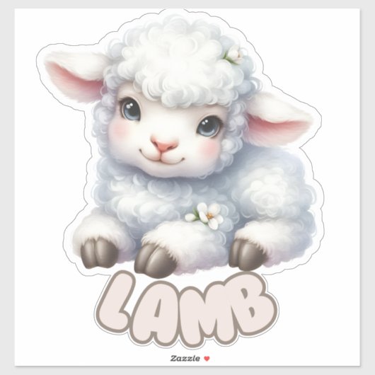 LAMB - KINDERZIMMER STICKER (Blatt)