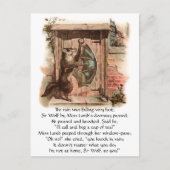 Lamb Lasse Wolf nicht in die Reihe Postkarte (Vorderseite)