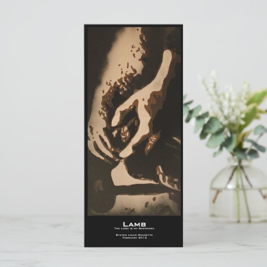 "Lamb"-Lesezeichen (Stehend Vorderseite)