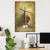 LAMB OF GOD - Christliche religiöse Plakate (Heimbüro)