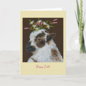 Lamb-Osterkarte Dankeskarte (Vorderseite)