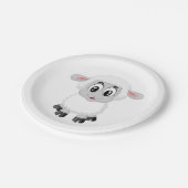 Lamb-Papierplatte Pappteller (Schrägansicht)