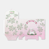 Lamb Pink Floral Baby Dusche Geschenkschachtel (Ungefaltet)