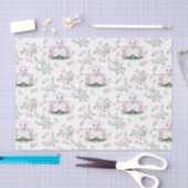 Lamb Pink Roses Floral Baby Dusche Seidenpapier (Handwerk)