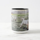Lamb-Races Zweifarbige Tasse (Mittel)