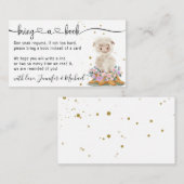 Lamb Schafe Buch holen Begleitkarte (Vorne/Hinten)