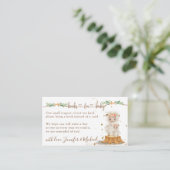 Lamb Sheep New Mommy Books for Baby Begleitkarte (Stehend Vorderseite)