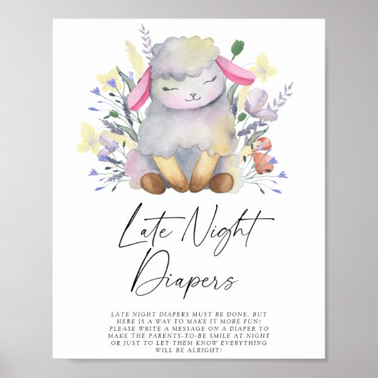 Lamb - Spätes Nachttauchspiel Poster (Vorne)