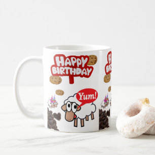 Lamb Tasse Happy Birthday Tasse