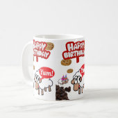Lamb Tasse Happy Birthday Tasse (Vorderseite Links)