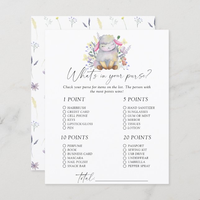 Lamb - Was ist in deinem Handyspiel? (Vorne/Hinten)