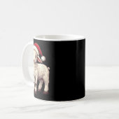 Lamb Weihnachtsmannmütze Funny Framer Lamb Lover X Kaffeetasse (Vorderseite Links)