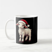 Lamb Weihnachtsmannmütze Funny Framer Lamb Lover X Kaffeetasse (Links)