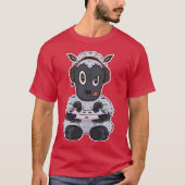Lamb With Gaming Controller I Funny Gaming I Gamer T-Shirt (Vorderseite)