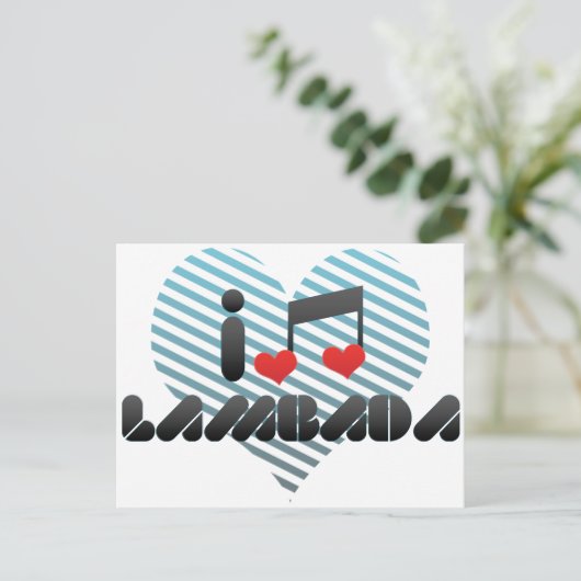Lambada Postkarte (Stehend Vorderseite)
