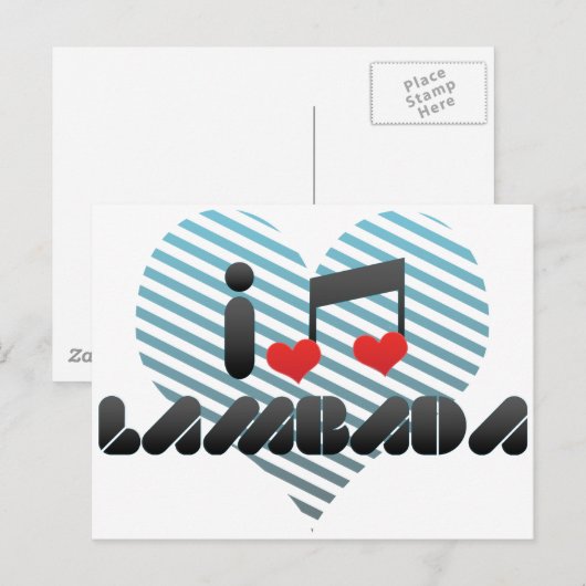 Lambada Postkarte (Vorne/Hinten)