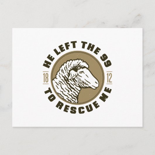 Lambbibel Postkarte (Vorderseite)