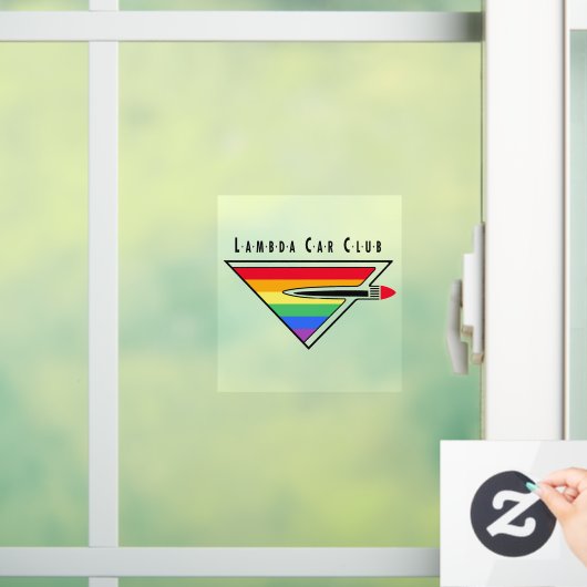Lambda Car Club Logo-Fensteraufkleber Fensteraufkleber (Zuhause)