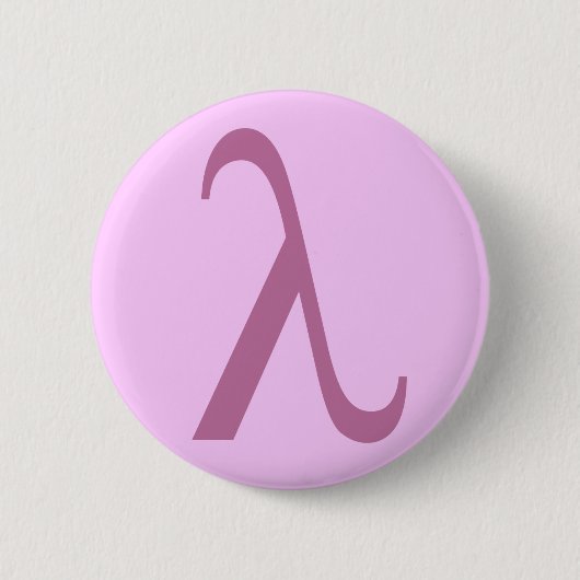 Lambda-Knopf Button (Vorderseite)