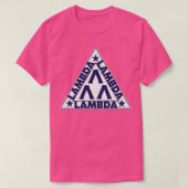 LAMBDA LAMBDA Triangle Symbol T-Shirt (Design vorne)