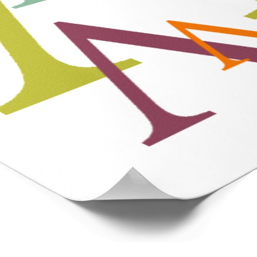 Lambda-Poster Poster (Ecke)