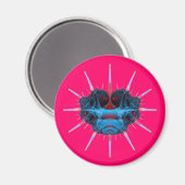 Lambdapilloma Bug Magnet (Vorderseite/Rückseite)