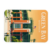 Lambeau Field USA Magnet (Horizontal)