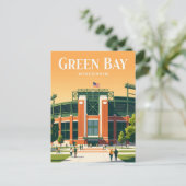 Lambeau Field USA Postkarte (Stehend Vorderseite)