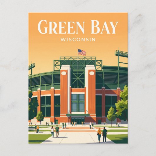 Lambeau Field USA Postkarte (Vorderseite)