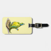 Lambeosaurus Stehend auf Gewichtsskala. Gepäckanhänger (Vorderseite horizontal)