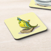 Lambeosaurus Stehend auf Gewichtsskala. Getränkeuntersetzer (Linke Seite)