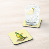 Lambeosaurus Stehend auf Gewichtsskala. Getränkeuntersetzer (Rechte Seite)