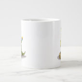 Lambeosaurus Stehend auf Gewichtsskala. Jumbo-Tasse (Vorderseite)