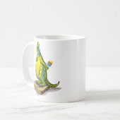 Lambeosaurus Stehend auf Gewichtsskala. Kaffeetasse (Vorderseite Links)
