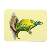 Lambeosaurus Stehend auf Gewichtsskala. Magnet (Horizontal)