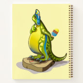 Lambeosaurus Stehend auf Gewichtsskala. Notizblock (Rückseite)