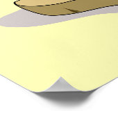 Lambeosaurus Stehend auf Gewichtsskala. Poster (Ecke)