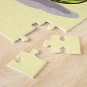 Lambeosaurus Stehend auf Gewichtsskala. Puzzle (Seite)