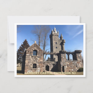 Lambert Castle, Paterson NJ Postkarte