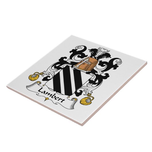 Lambert-Familienwappen Fliese (Seite)