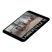 Lambertville NJ, Main Street, 1910, Vintag Style Magnet (Linke Seite)