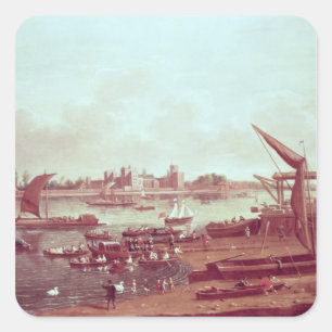 Lambeth Palace Quadratischer Aufkleber