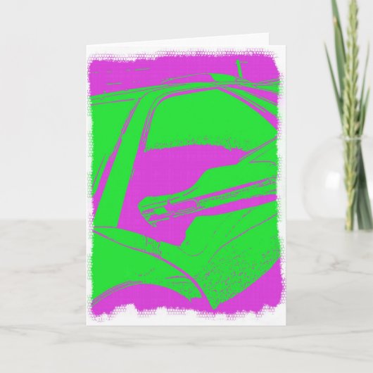 Lambo Kunst Karte (Vorderseite)