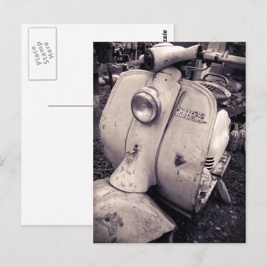 Lambretta 150 ld postkarte (Vorne/Hinten)