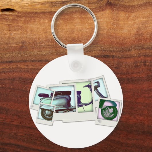 Lambretta-Foto Schlüsselanhänger (Vorderseite)