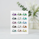 Lambretta Pop Art Postkarte (Stehend Vorderseite)