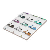 Lambretta Pop-Kunst Fliese (Seite)